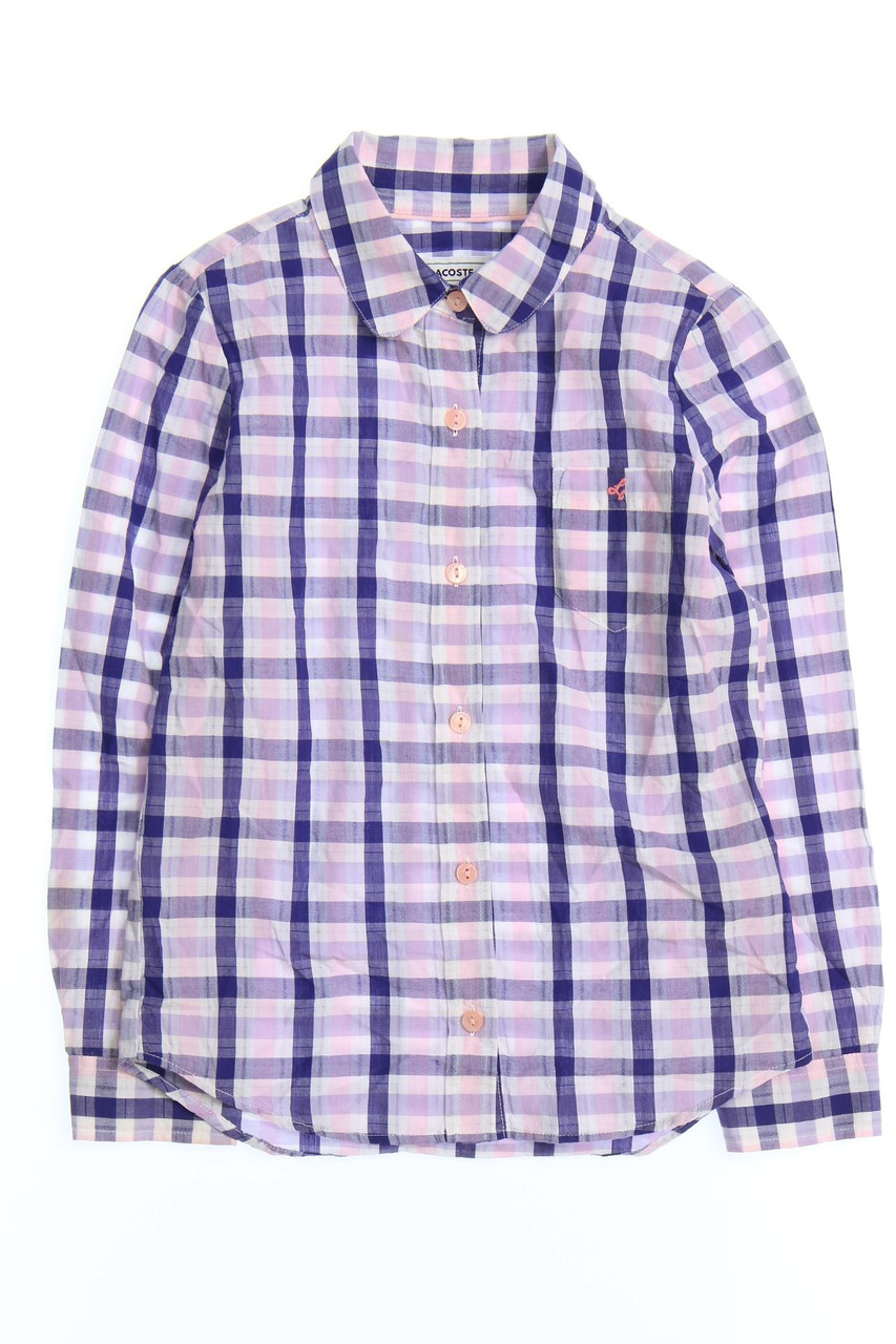 LACOSTE - Bluse mit Karo-Muster - 116