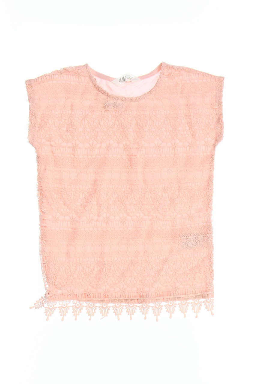 H&M - Bluse mit Häkelspitze - 122