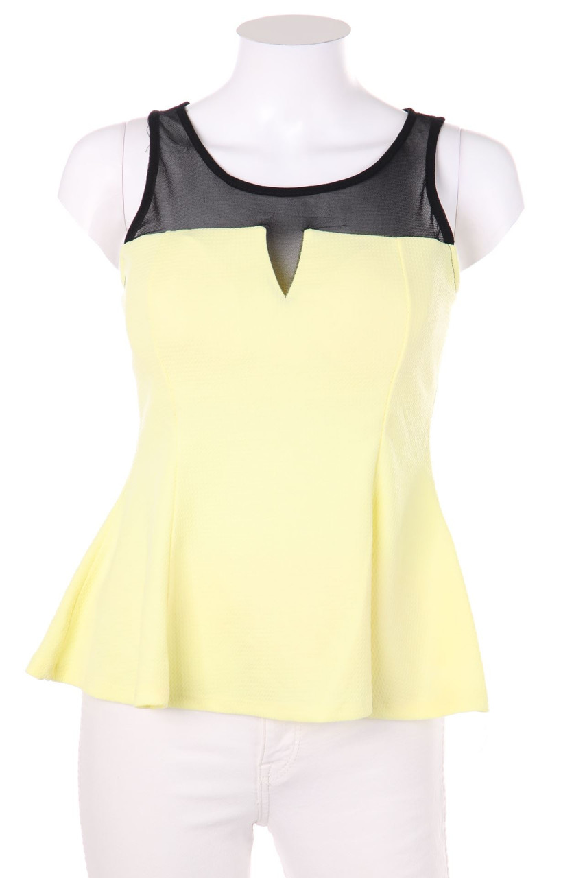 jennifer taylor - Top mit Mesh-Einsatz - S