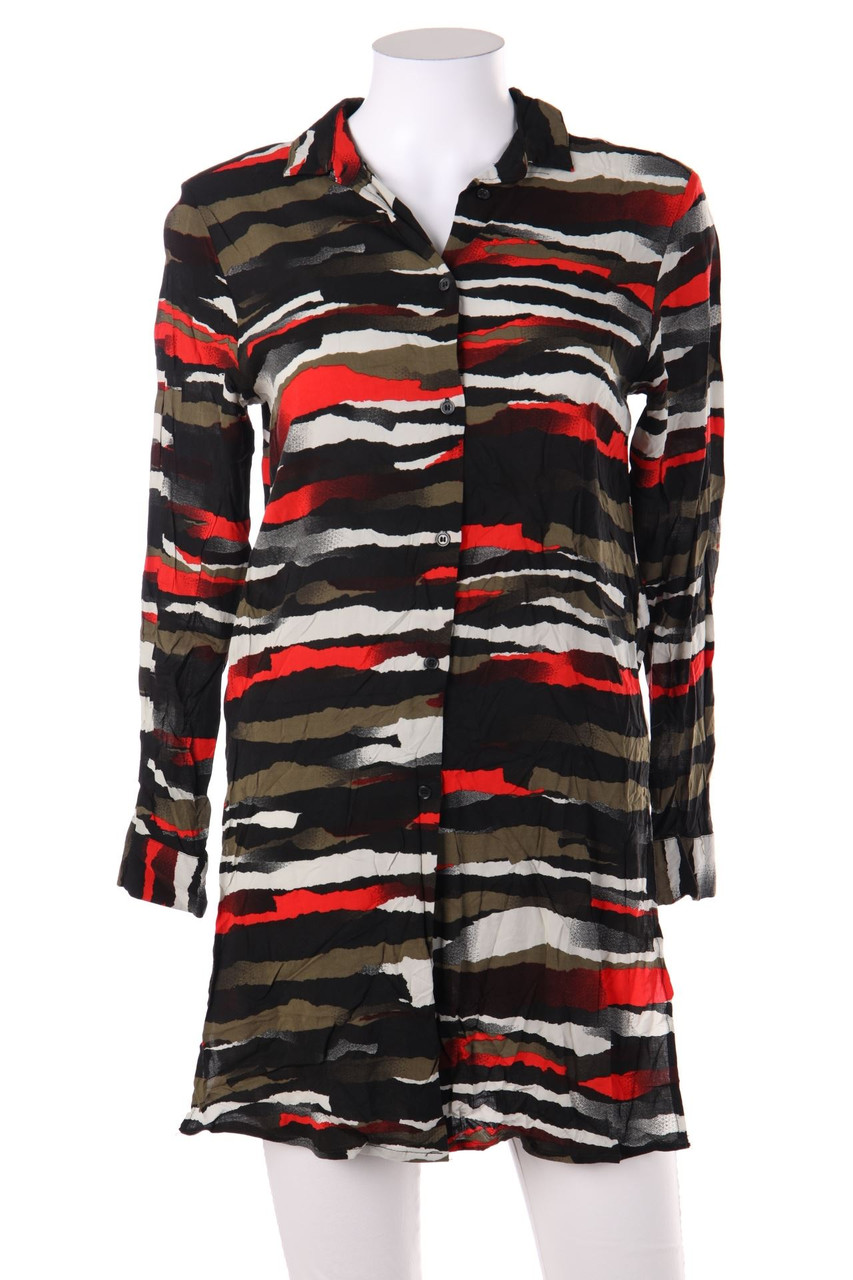 H&M - Hemd-Bluse aus Viskose mit Print - D 36