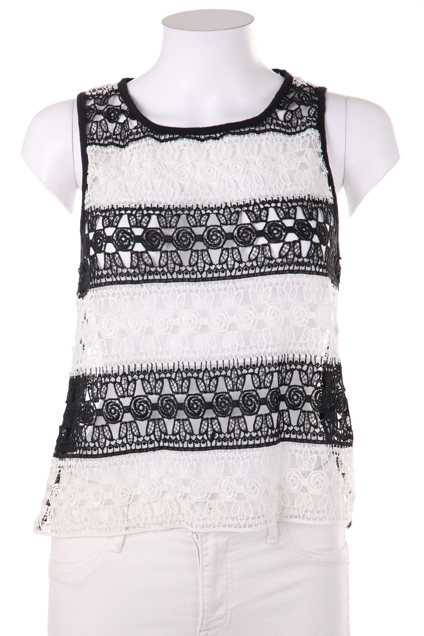 TALLY WEiJL - Top aus Häkelspitze - S