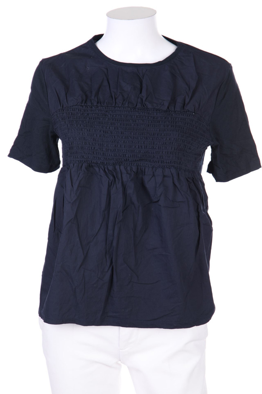 LA REDOUTE - Kurzarm-Bluse aus Baumwolle mit Raffungen - M