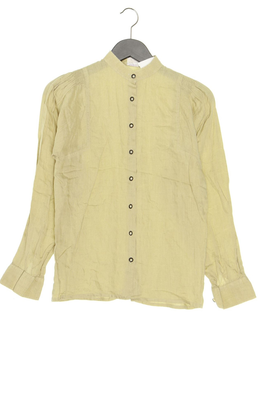 SECONDHAND - Trachten-Bluse aus Leinen-Mix - D 36