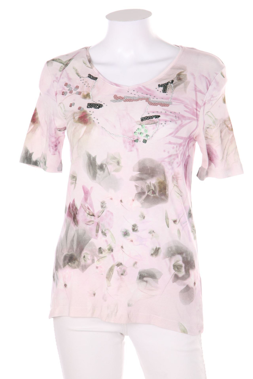 BEXLEYS - Kurzarm-Shirt mit floralem Muster - S