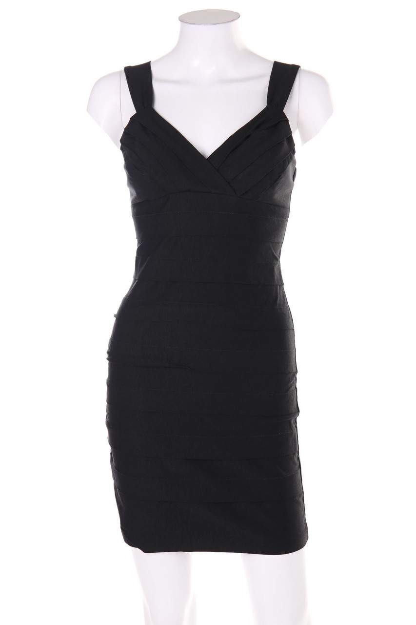 SECONDHAND - Party-Kleid im Layer Look mit Stretch - D 34