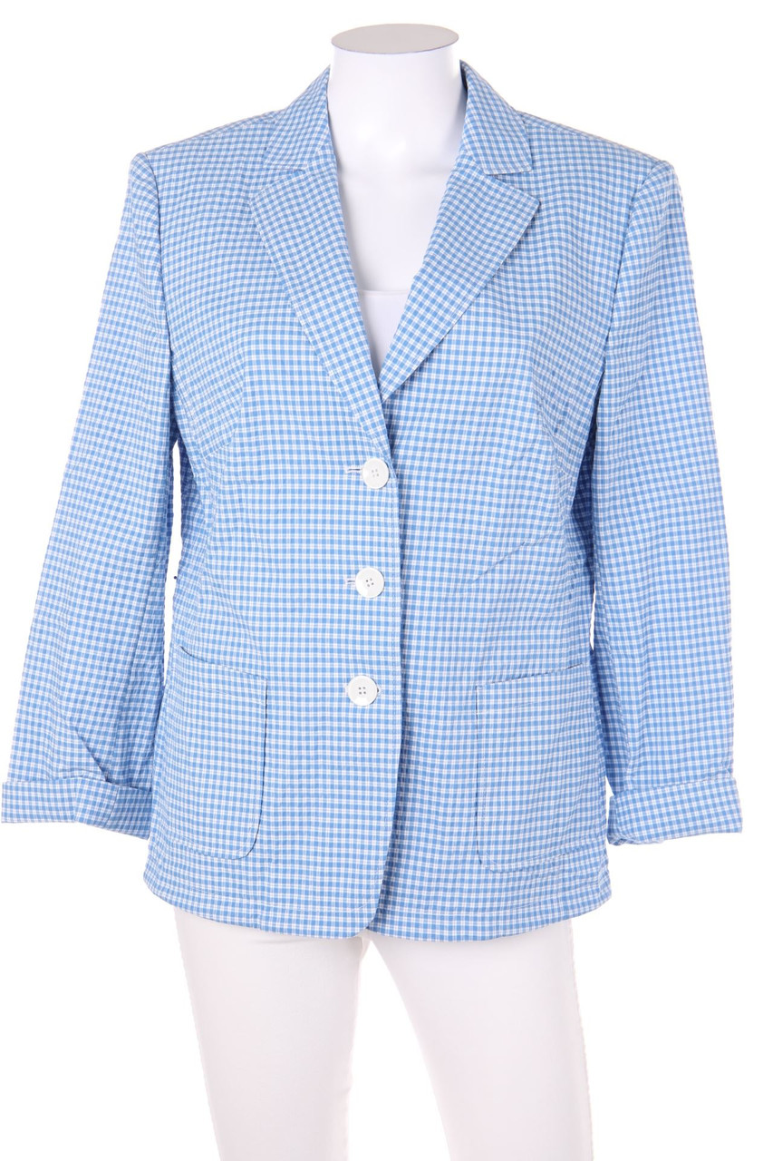 BASLER - Blazer mit Karo-Muster - D 40