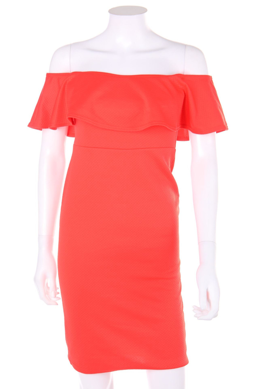 NEW LOOK - Carmen-Kleid im Layer Look mit Volants - D 36