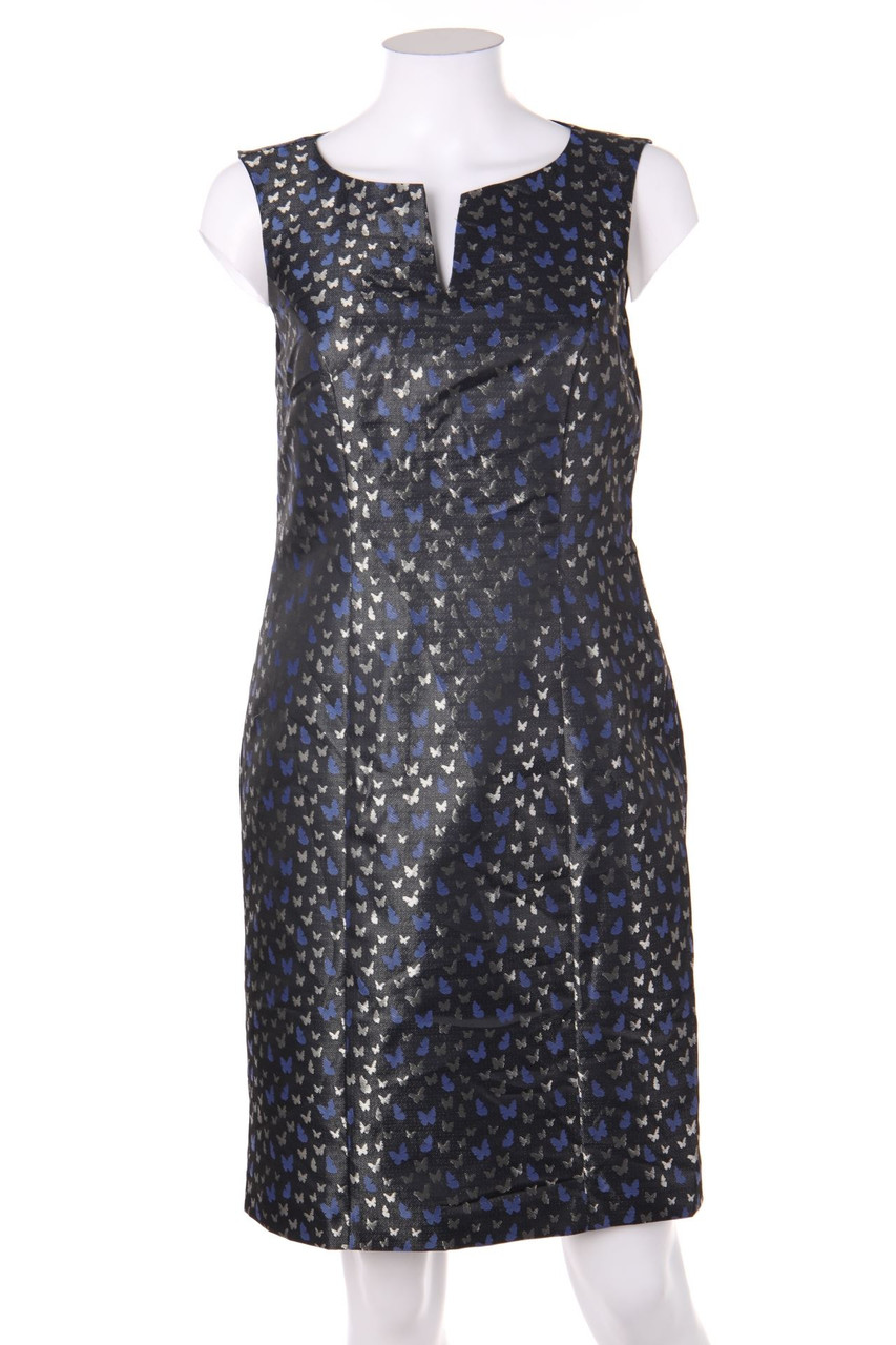 HEINE - Metallic-Etui-Kleid mit Muster - D 36