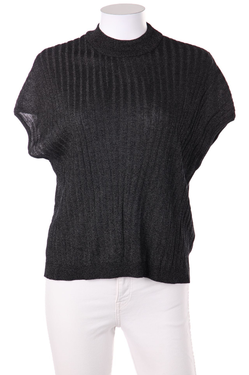H&M - Strick-Pullover mit Metallic-Effekt - S