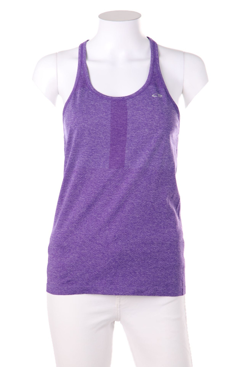 Champion - Racerback-Top mit Logo-Print - S