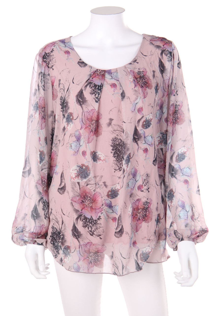 Lisa Tossa - Bluse mit floralem Muster - D 42