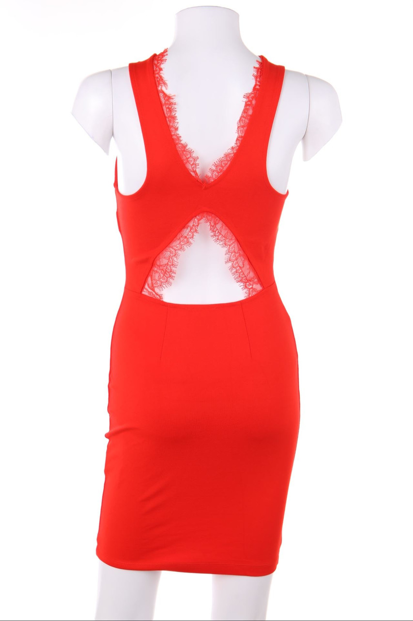 H&M - Mini-Kleid aus Viskose-Mix mit Cut-out - D 34