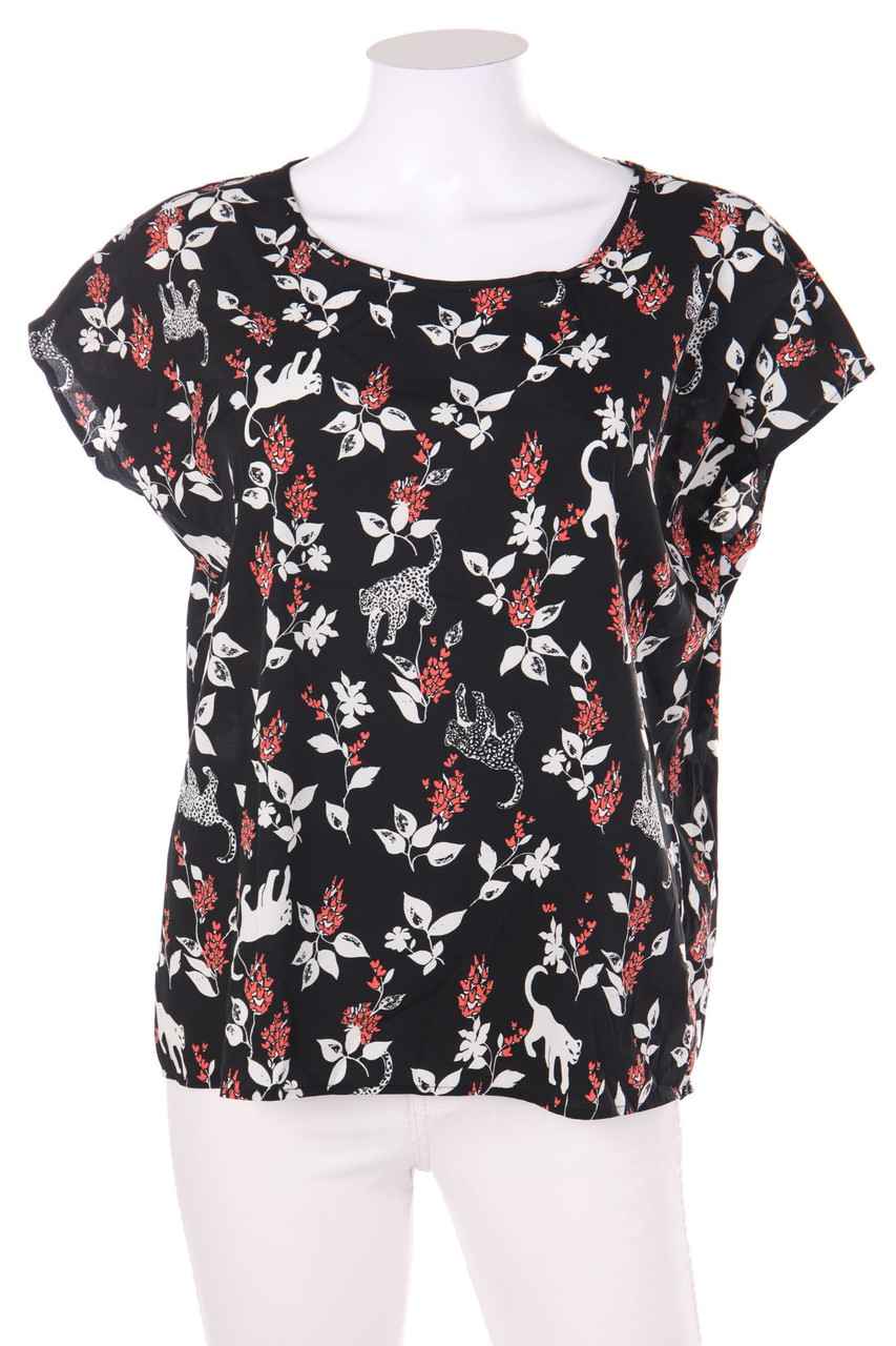 Yessica by C&A - Kurzarm-Bluse mit Print - D 40