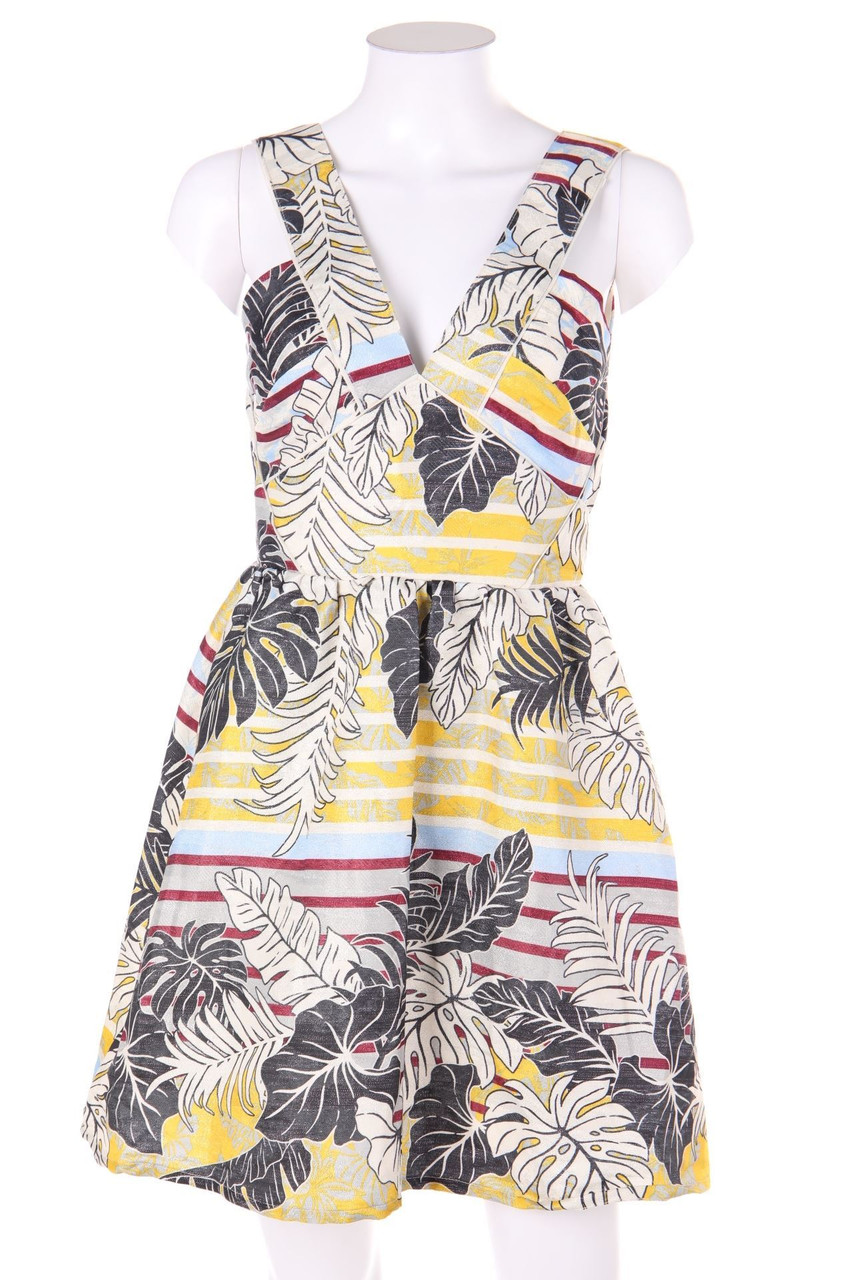 H&M - Kleid mit Tropical Print - D 36