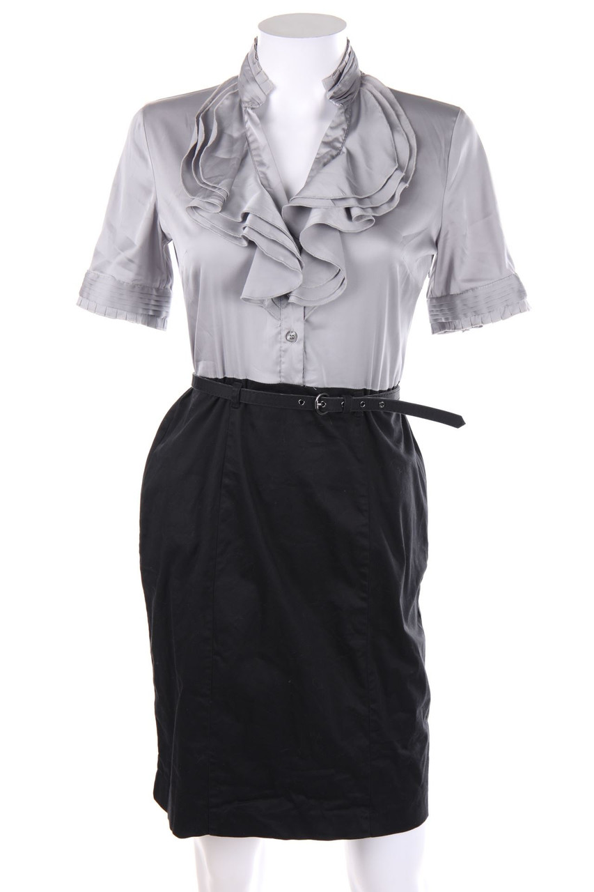 NEW YORK & COMPANY - Blusenkleid mit Volants - XS