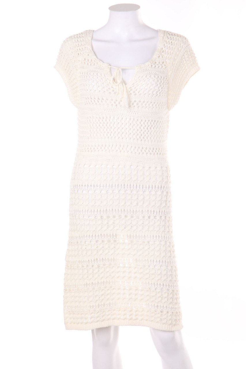 H&M LOGG - Strickkleid mit überschnittener Schulter - M