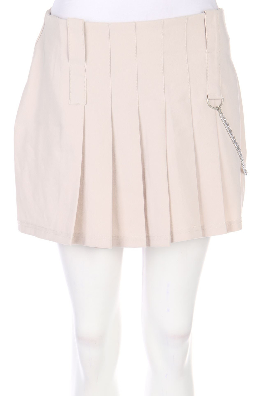 yokoo - Falten-Mini-Rock mit Kette - D 36