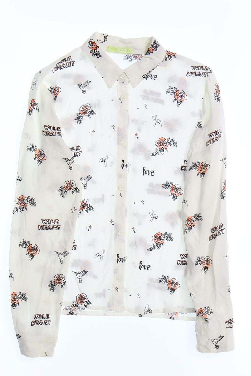 blog BY GEMO - Bluse aus Viskose mit Muster - 164