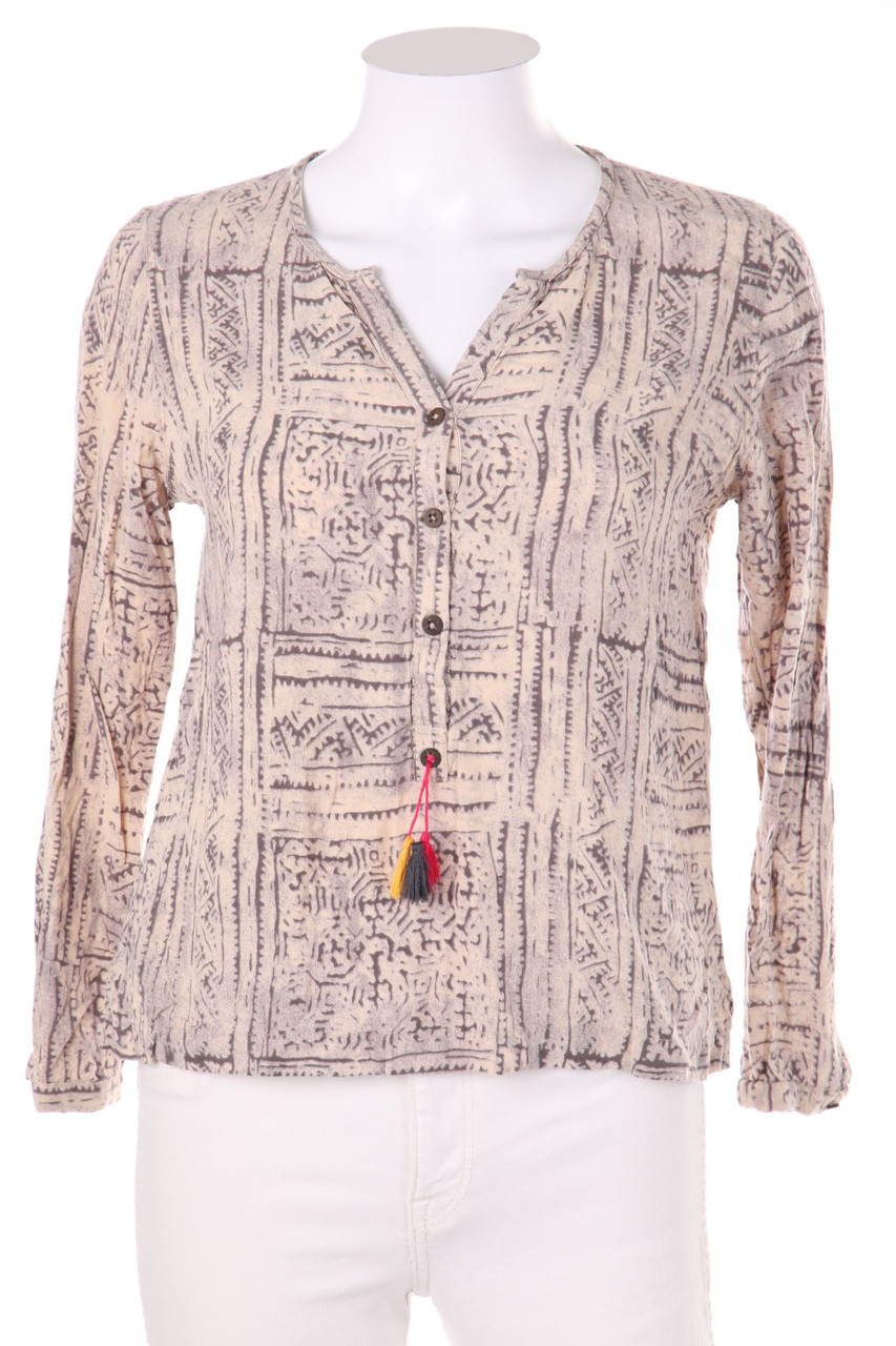 SECONDHAND - Bluse aus Viskose mit Ethno-Print - XS