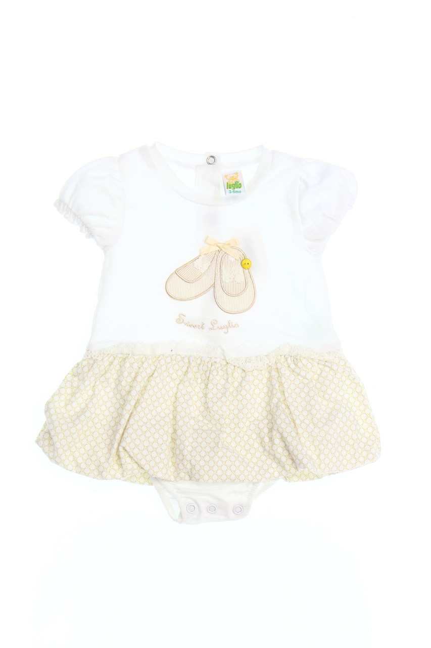 SECONDHAND - Body im Layer Look mit Puffärmeln - 68