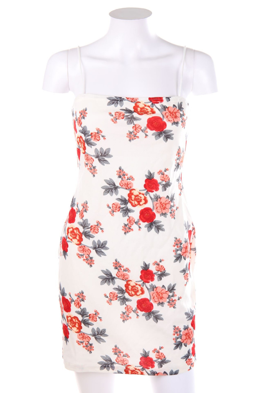 SHEIN - Träger-Kleid mit floralem Muster - M