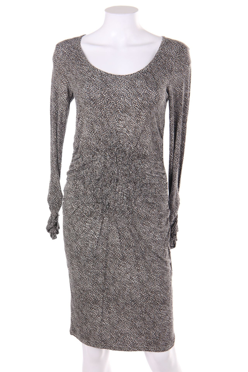 TRAMONTANA - Kleid aus Viskose-Mix mit Leo-Print - XS