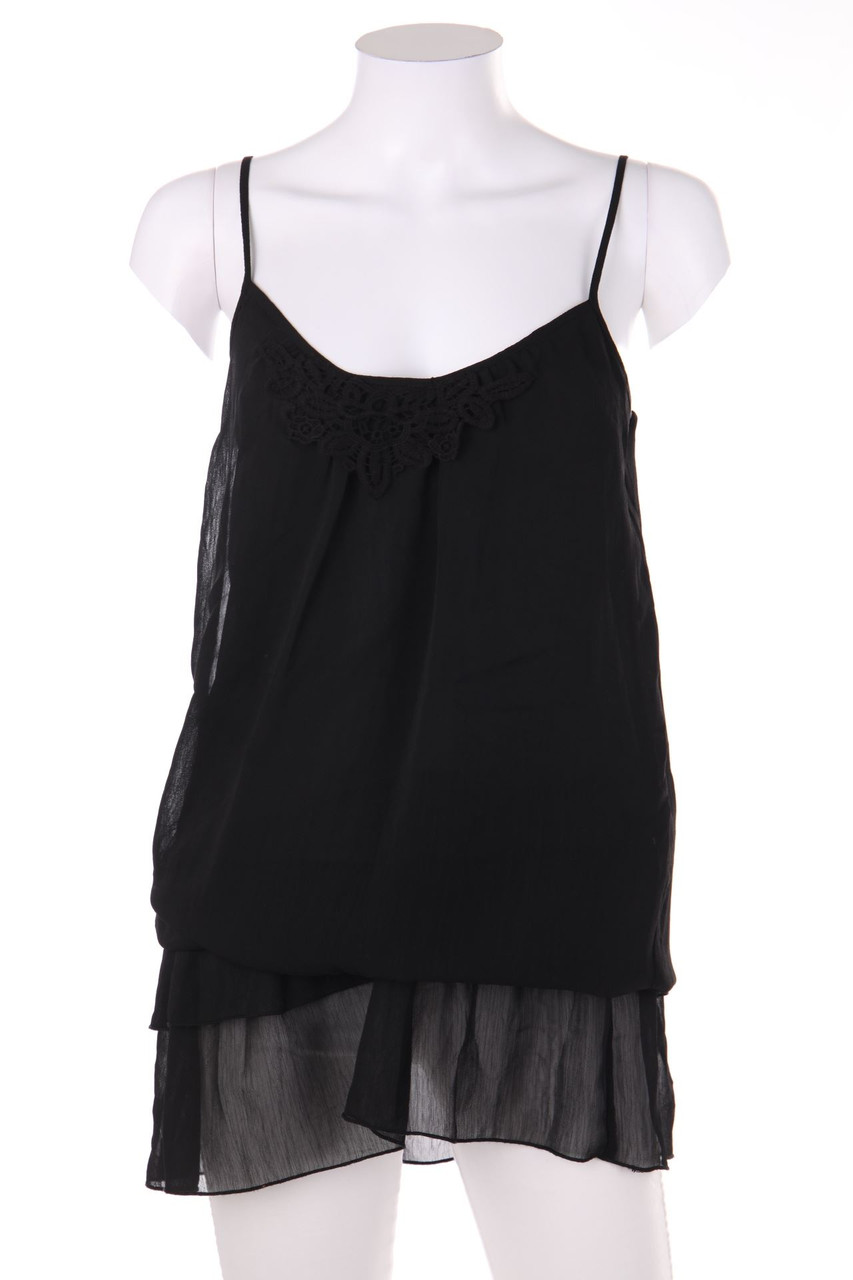 zero - Top im Layer Look mit Spitze - D 34