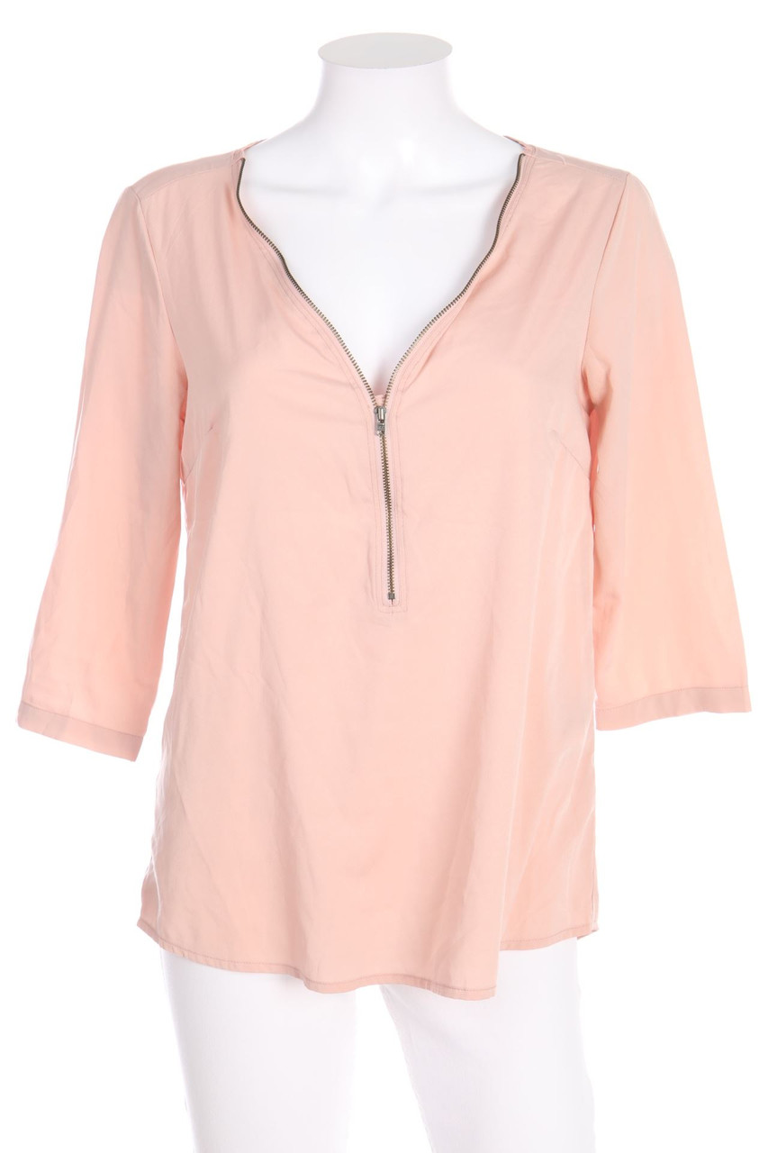 JACQUELINE de YONG - Bluse mit Zipper - D 36