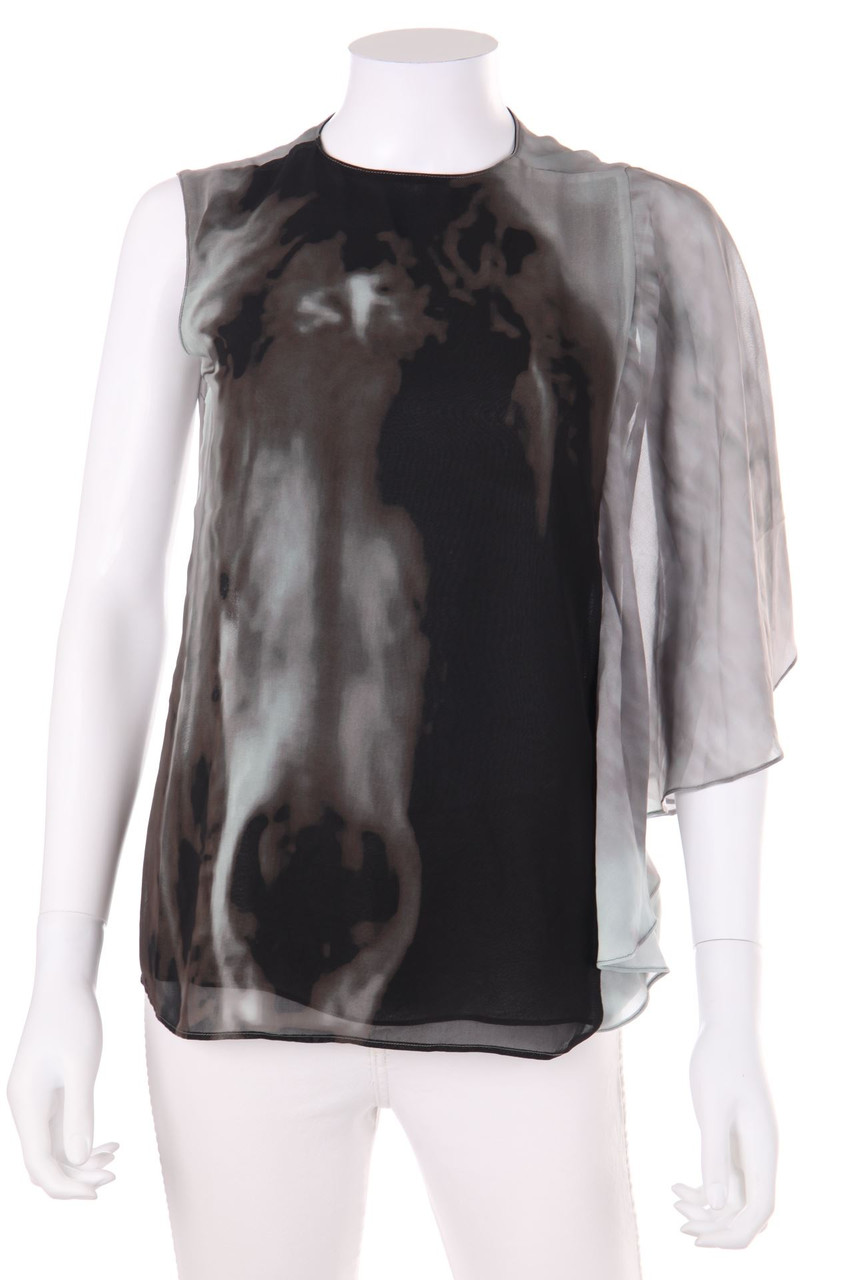 ZARA - Bluse mit asymmetrischem Schnitt - S