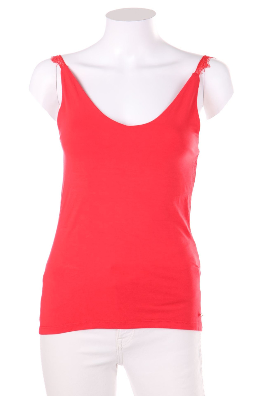 MORGAN - Top mit Spitzen-Einsatz - S