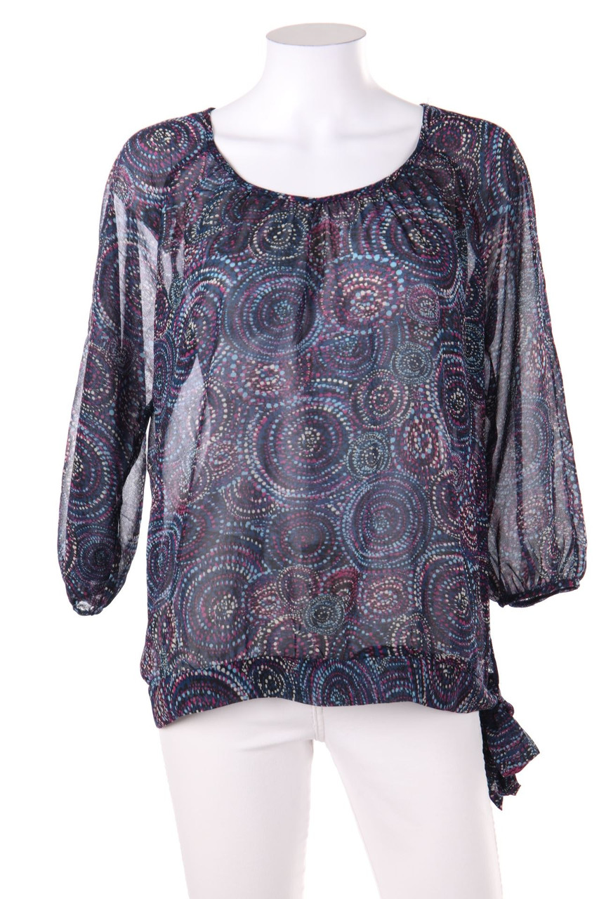 SA.HARA - Bluse mit Muster - D 40