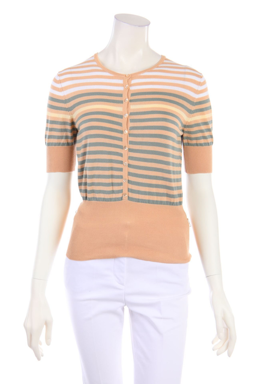 Andrè Maurice - Strick-Pullover mit Streifen - S