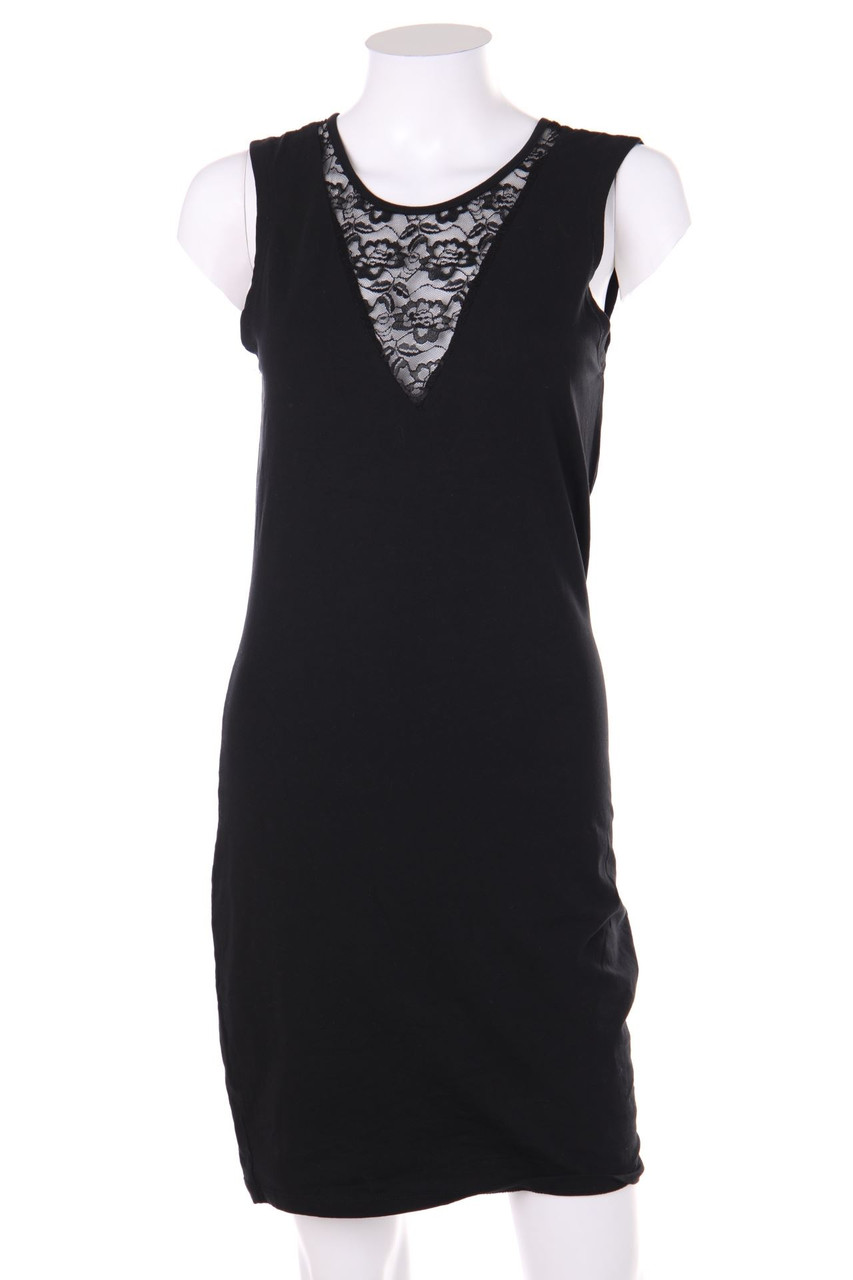 Noisy May - Kleid mit Spitzen-Einsatz - M