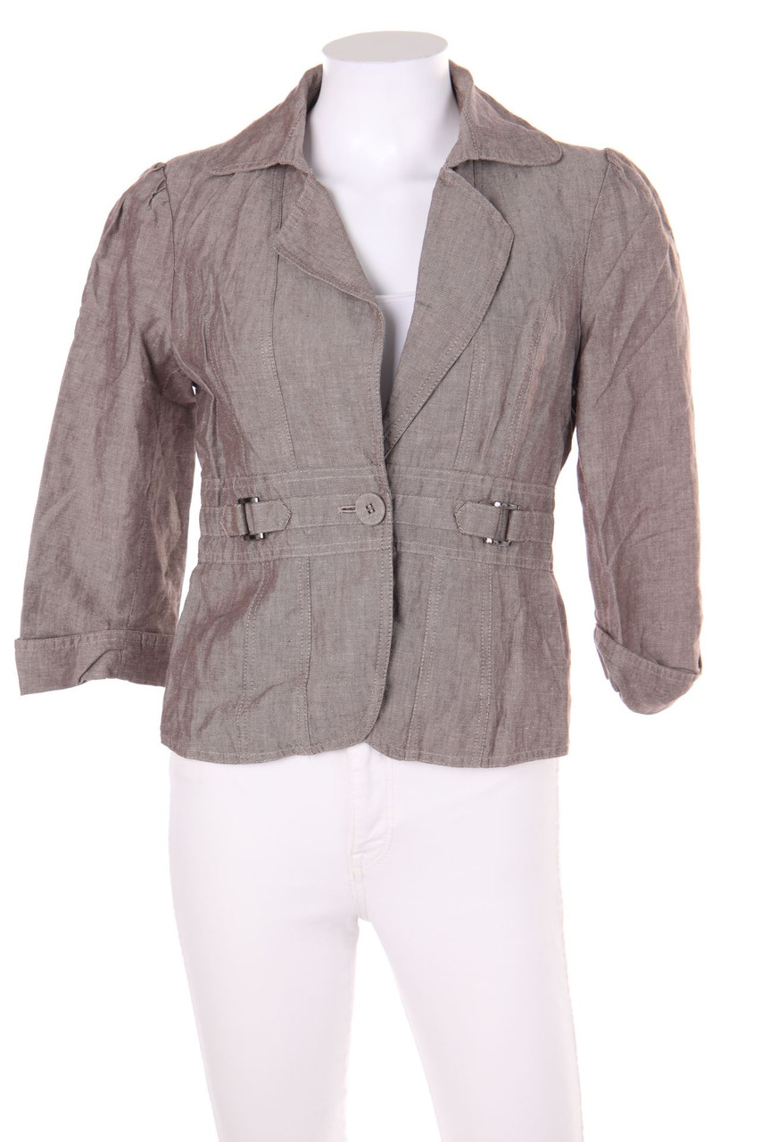 orsay - Blazer-Jacke aus Leinen-Mix mit 3/4-Ärmel - D 38