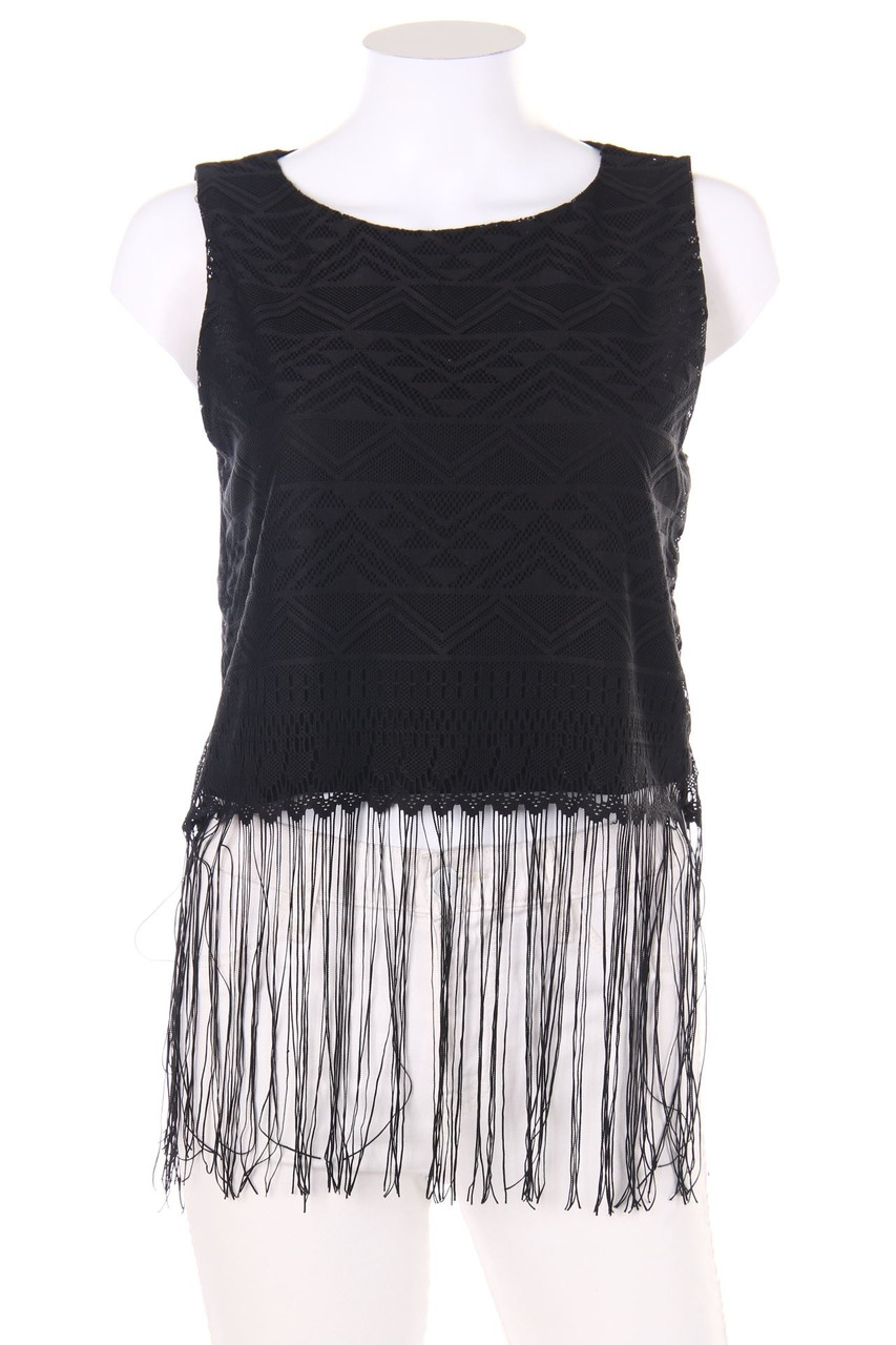 FB SISTER - Top mit Fransen - M