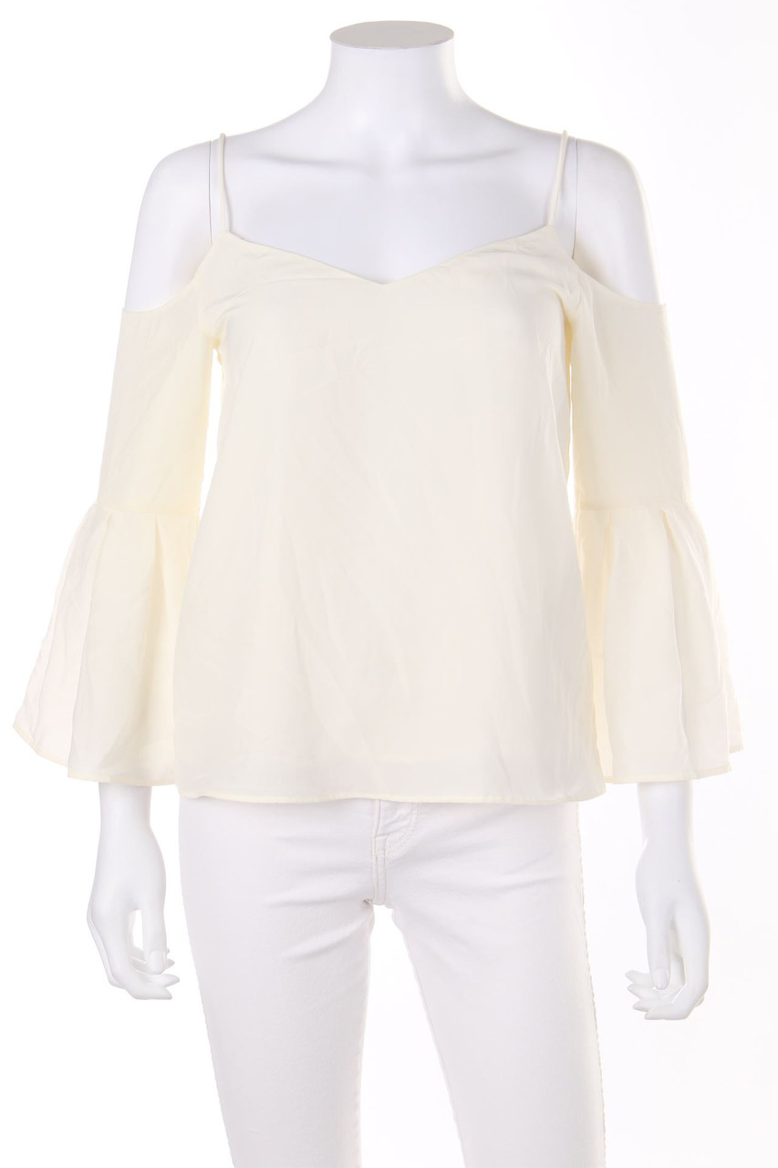 H&M - Volant-Bluse mit Cut-outs - D 32