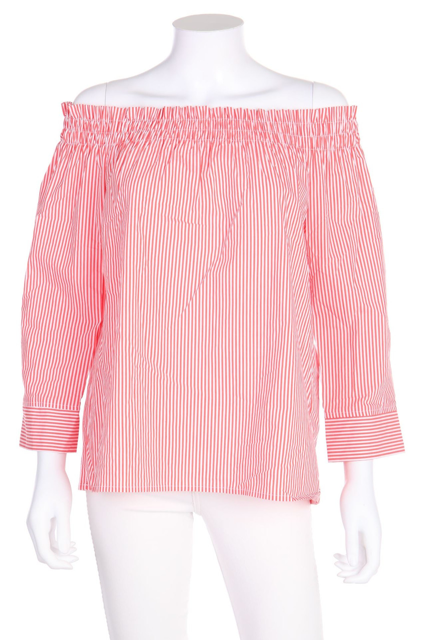 ONE MORE STORY - Carmen-Bluse mit Gummizug - D 40