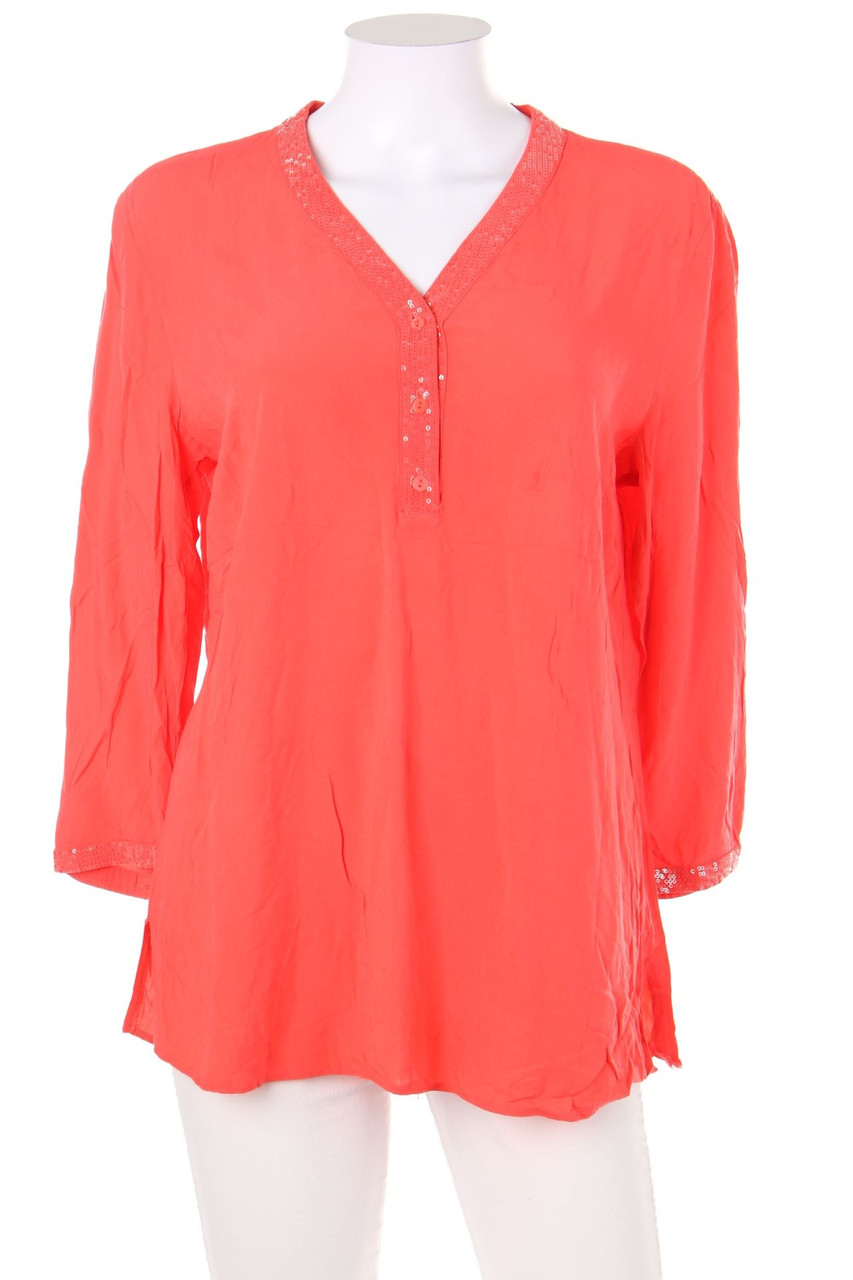 GERRY WEBER - Bluse mit Pailletten - D 42