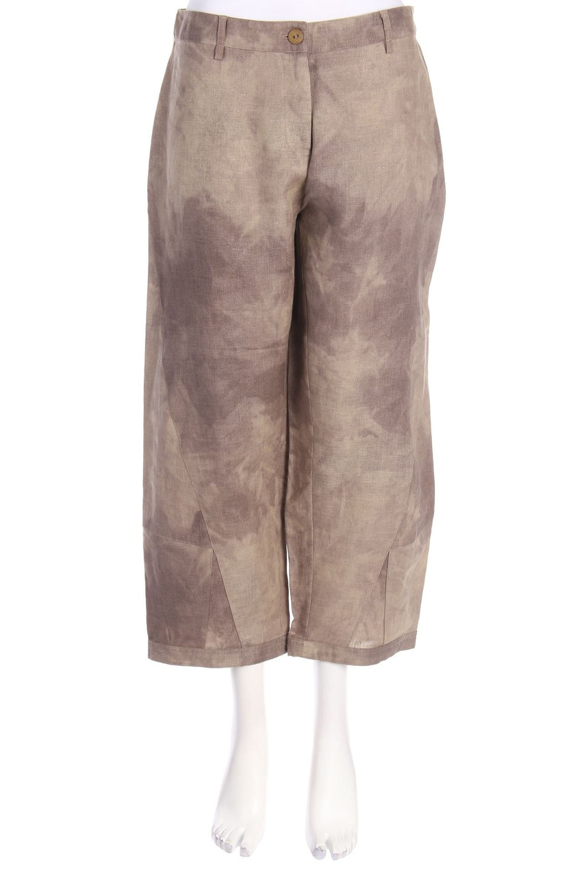 LAUREN VIDAL - Batik-Leinenhose - M