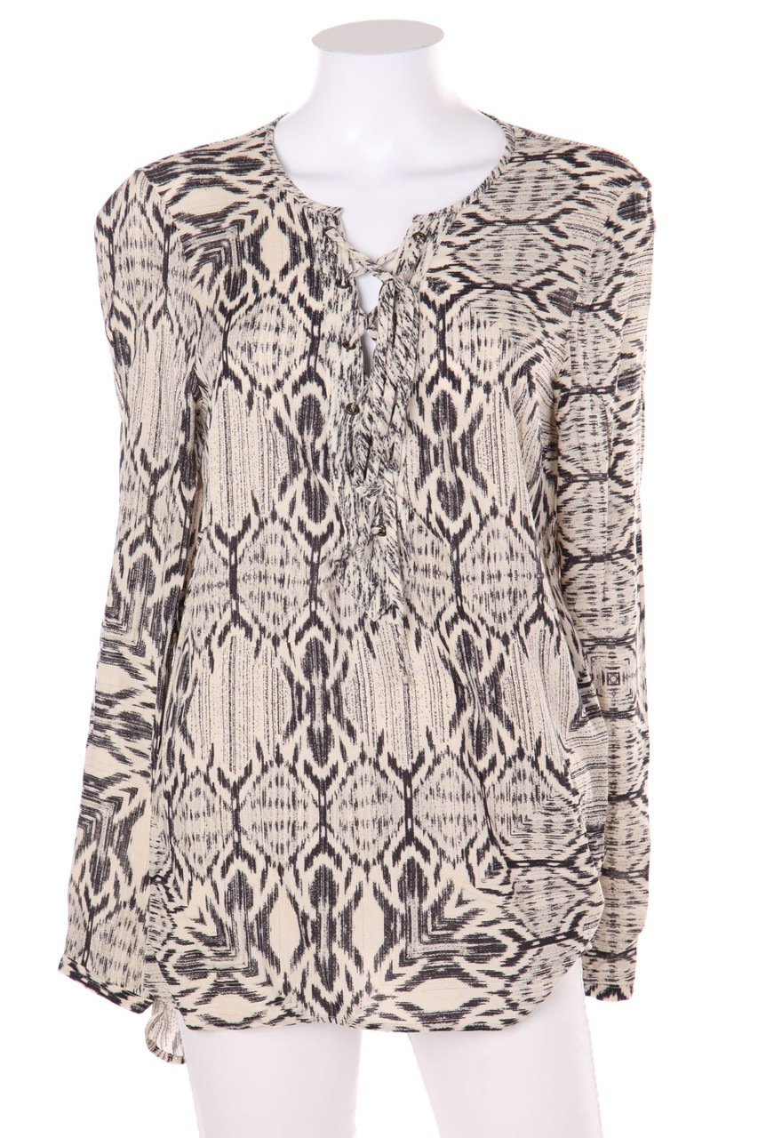 ouí - Oversize-Bluse aus Viskose mit Schnürung - D 36