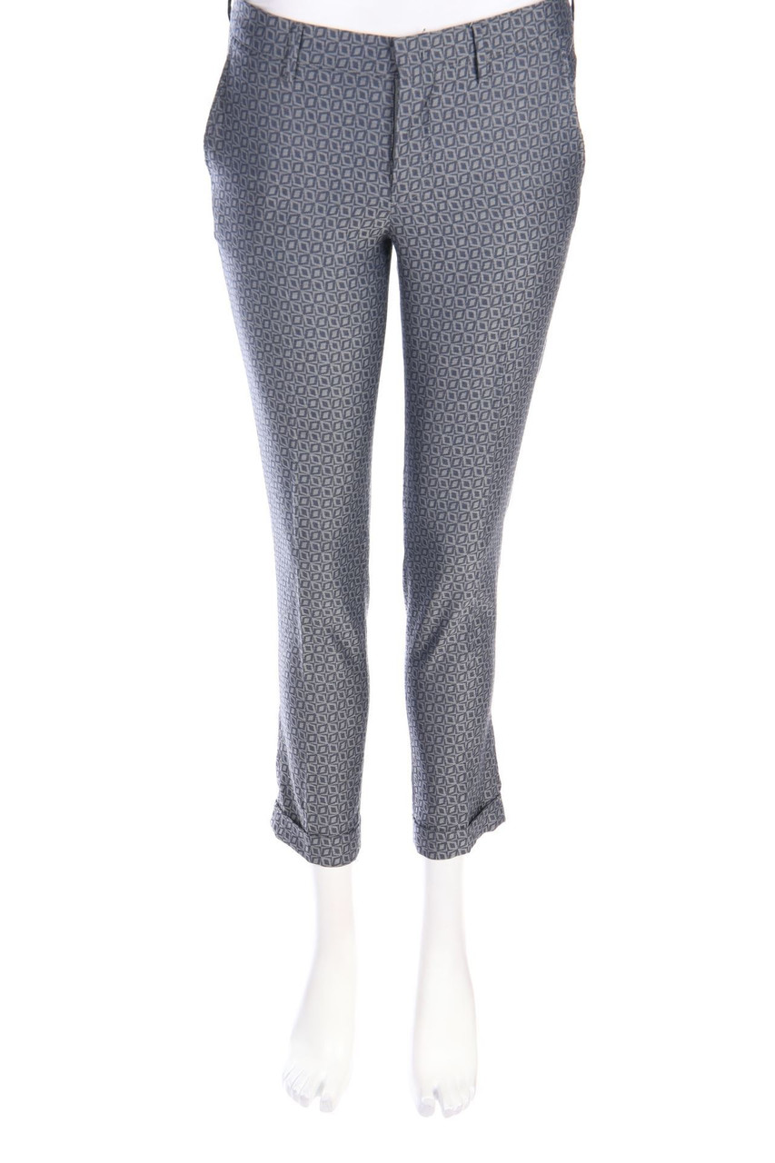 BERWICH - Muster-Chino-Hose mit Schurwolle - D 34