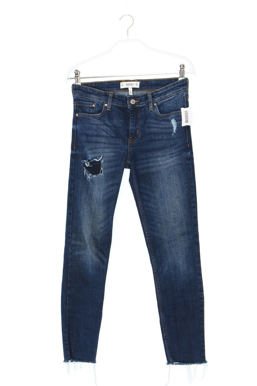 MANGO DENIM & TEES - Destroyed Skinny-Jeans - D 32