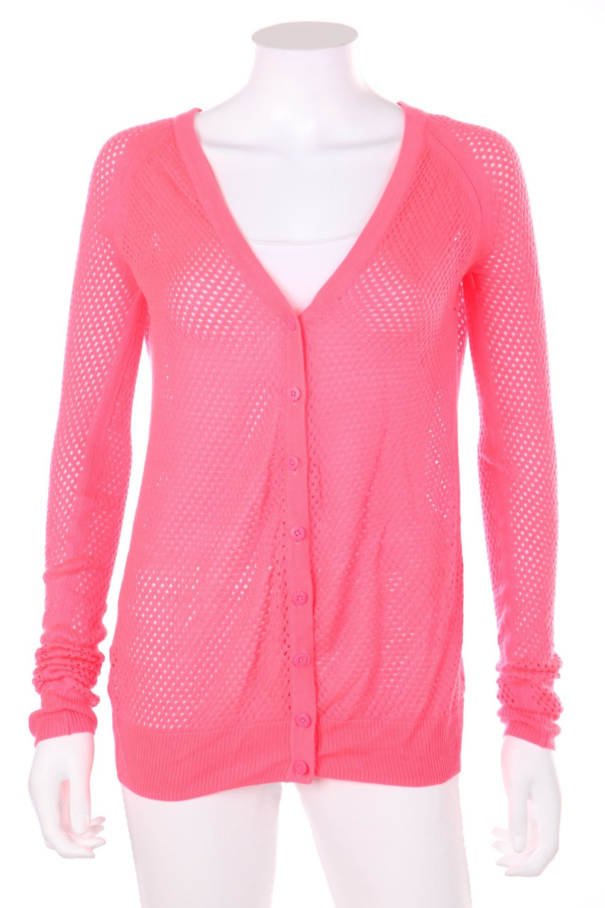 LORNA JANE KNIT - Oversize-Cardigan aus Lochstrick - XS