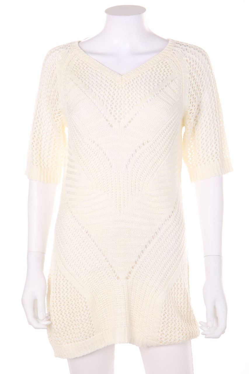 AVANT PREMIERE - Strickkleid aus Lochstrick - S