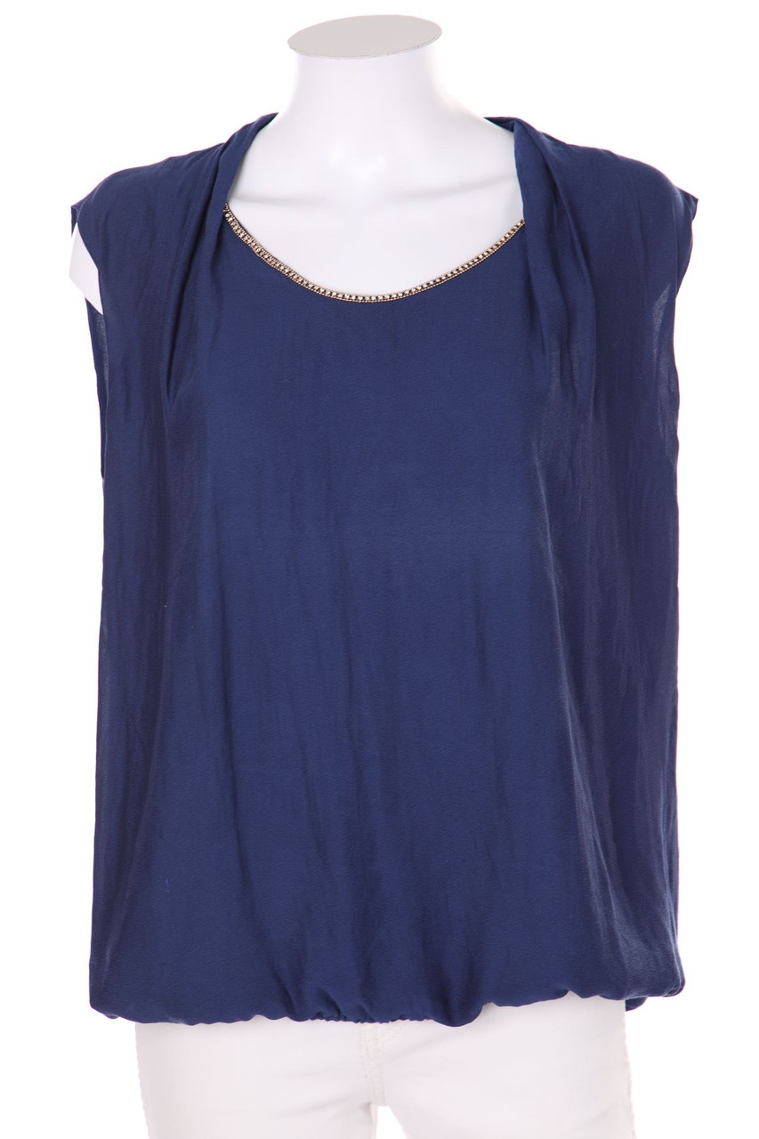 ESPRIT - Blusentop im Layer Look mit Strass-Steinen - D 40