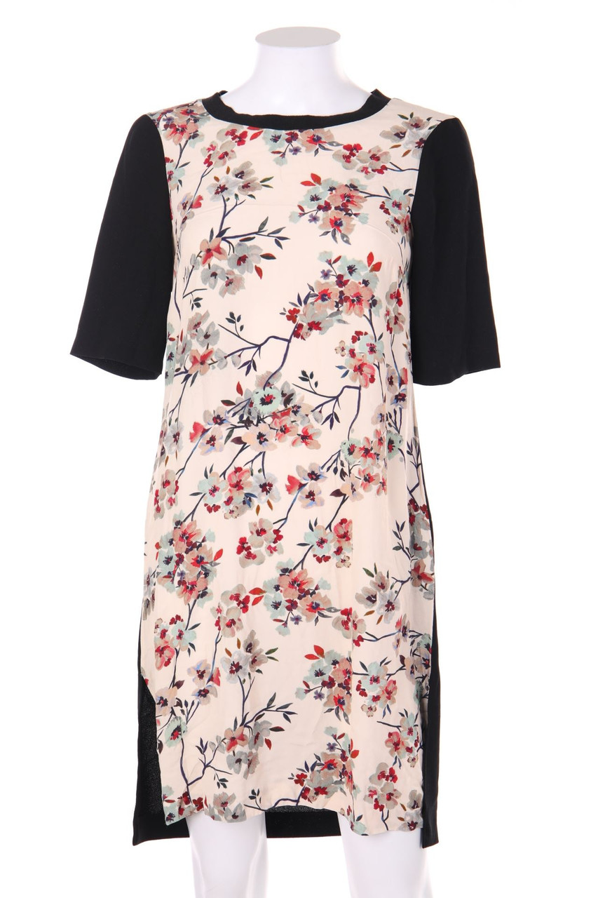 ZARA WOMAN - Kleid mit Blumen-Print - S