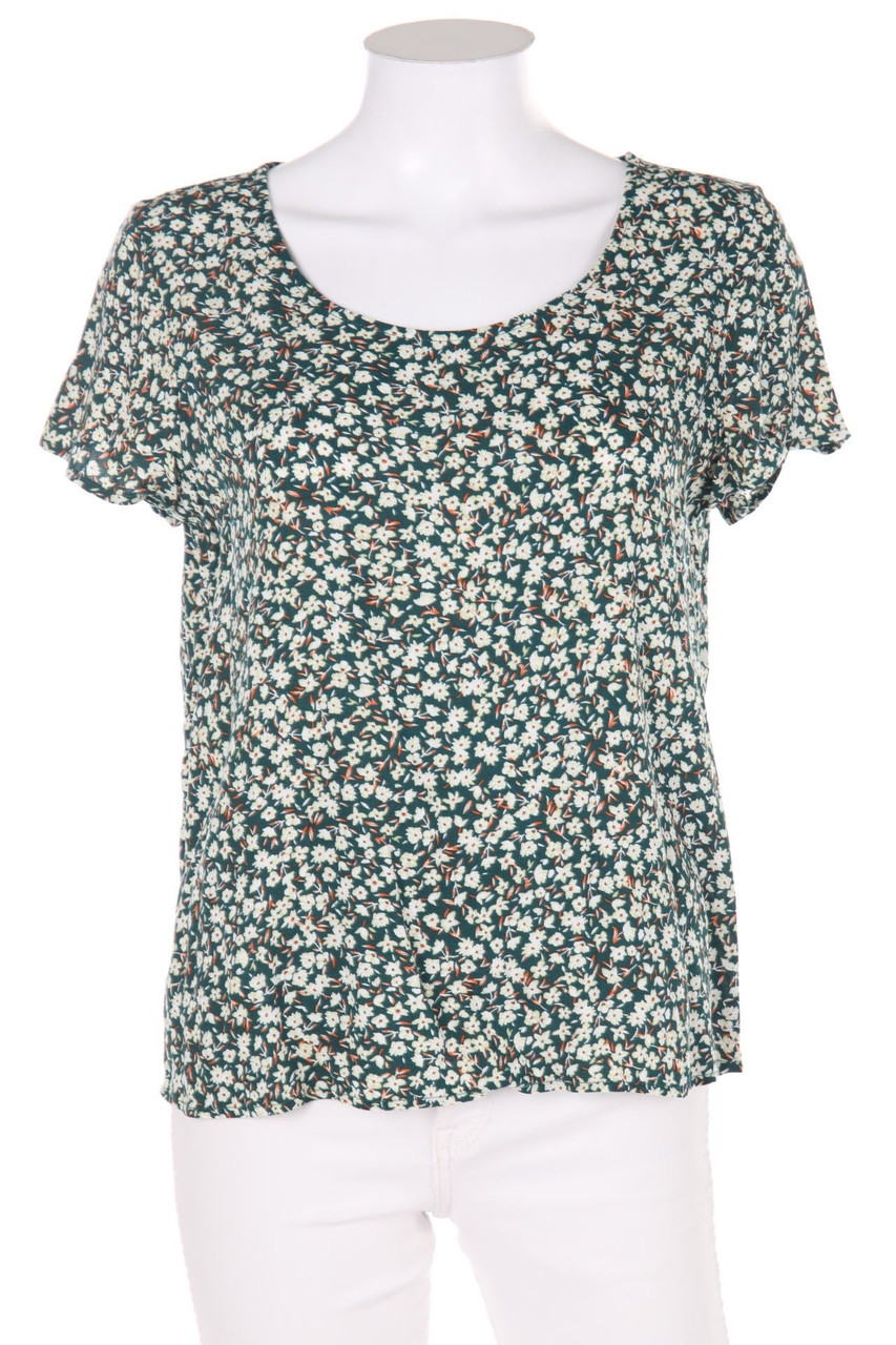 ONLY - Kurzarm-Bluse mit floralem Muster - D 34