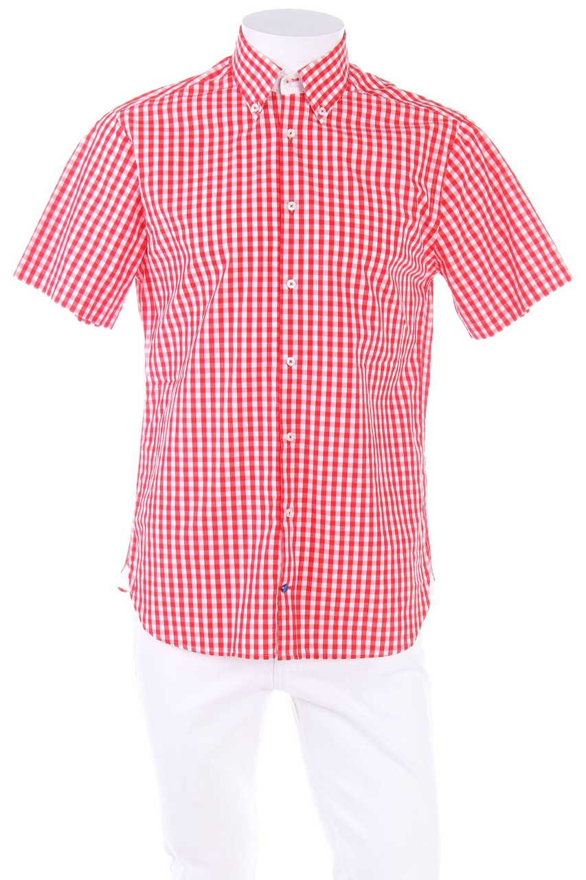 McNEAL - Kurzarm-Hemd mit Button-down-Kragen mit Karo-Muster - 37