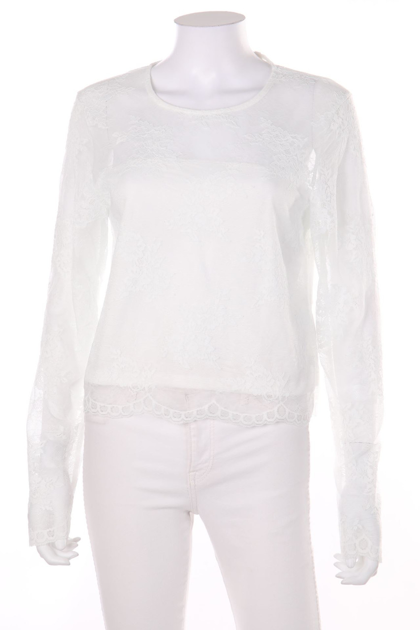 FB SISTER - Longsleeve-Shirt aus Spitze - XL