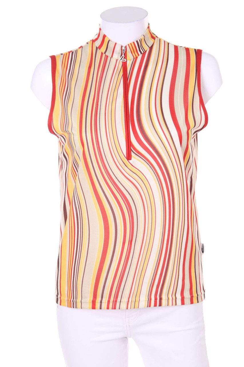 Löffler - Blusentop mit Streifen - D 40